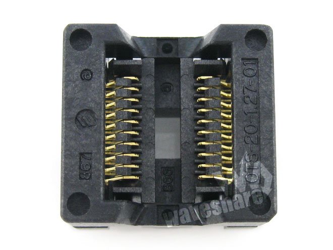 SOP20 SO20 SOIC20 OTS-20-1.27-01 Enplas IC ׽Ʈ    α׷  5.4mm ʺ 1.27mm ġ
